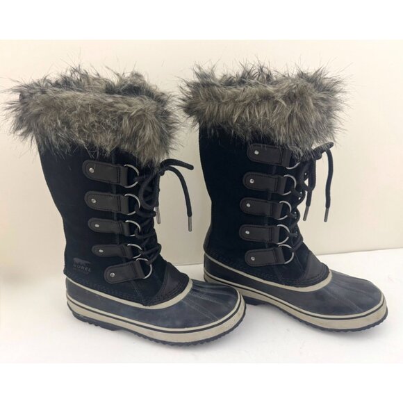 Sorel Joan Of Arctic Womens Waterproof Winter Boots Size 8 Skiing Sledding Snow - Picture 2 of 9